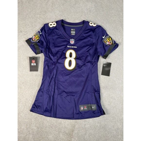 Nike Tops - Nike Baltimore Ravens Lamar Jackson Jersey, Women Size S - Purple On Field New